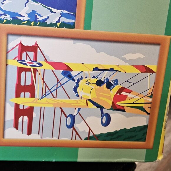 Craft House Artist Touch 2 Airplanes Paint By Number kit, Unopened 11252 Oil - Picture 5 of 11